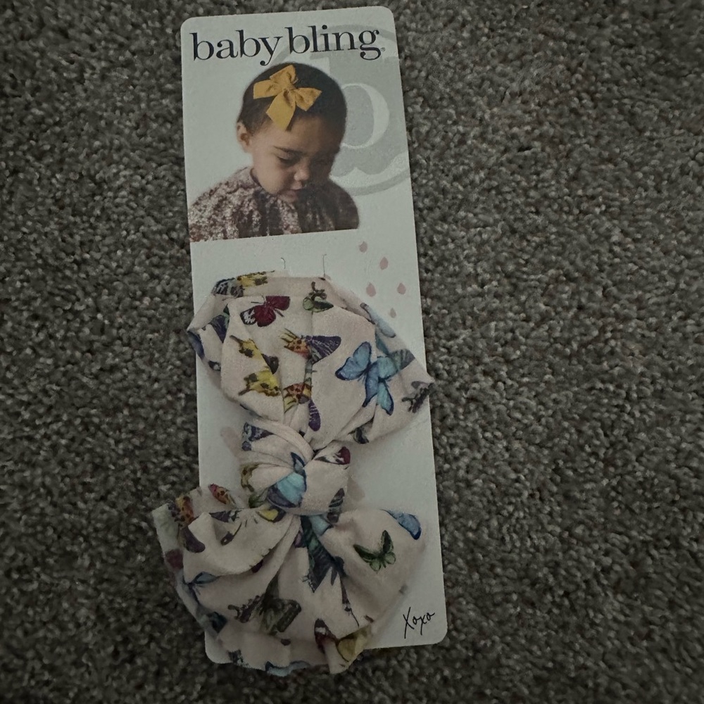 Baby Bling bow clip